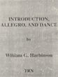 Introduction Allegro and Dance Concert Band sheet music cover